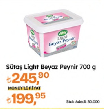 Sütaş Light Beyaz Peynir 700G