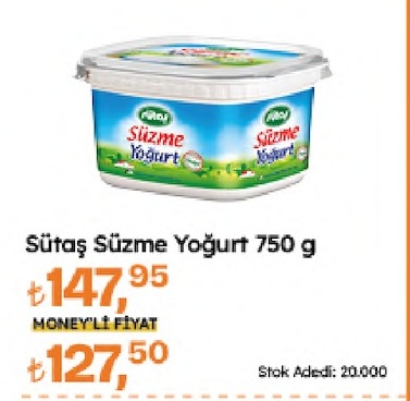Sütaş Süzme Yoğurt 750 G