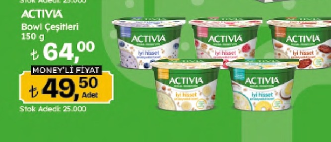 Activia Bowl Çeşitleri 150G