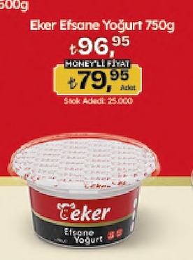 Eker Efsane Yoğurt 750G