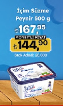 İçim Süzme Peynir 500G
