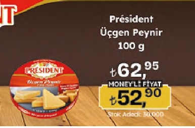 Président Üçgen Peynir 100G