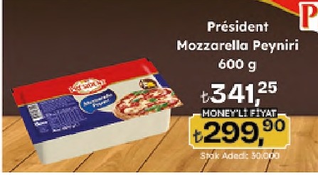 Président Mozzarella Peyniri 600G