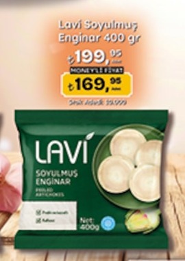 Lavi Soyulmuş Enginar 400 Gr