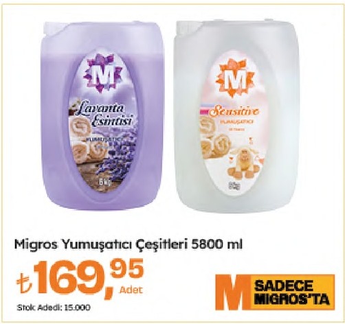 Migros Yumusatici Cesitleri 5800 Ml