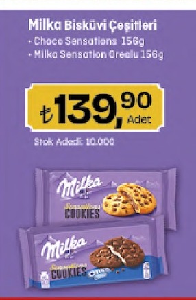 Milka Bisküvi Çeşitleri - Choco Sensations 156G