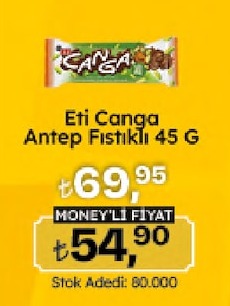 Eti Canga Antep Fıstıklı 45 G
