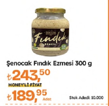 Şenocak Fındık Ezmesi 300 G