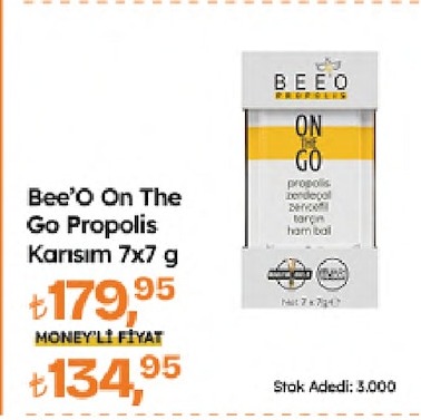 Bee'O On The Go Propolis Karışım 7X7 G