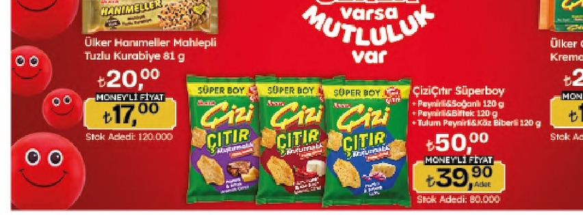 Ülker Hanımeller Mahlepli Tuzlu Kurabiye 81G