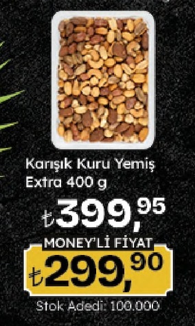 Karışık Kuru Yemiş Extra 400G