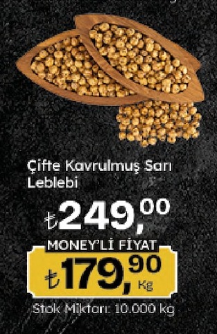 Çifte Kavrulmuş Sarı Leblebi