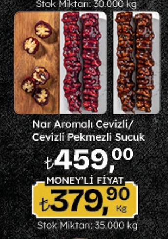 Nar Aromalı Cevizli/Cevizli Pekmezli Sucuk