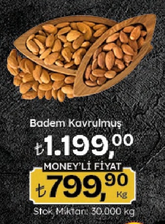 Badem Kavrulmuş Kg