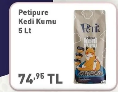 Petipure Kedi Kumu 5 Lt