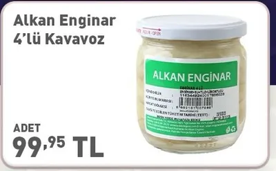Alkan Enginar 4'Lü Kavavoz