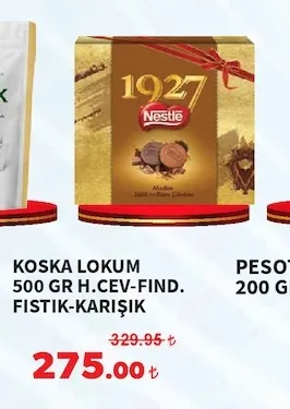 Koska Lokum 500 Gr H.Cev-Find. Fistik-Karişik