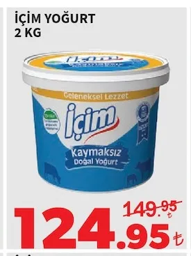 İçim Yoğurt 2 Kg