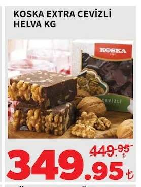 Koska Extra Cevizli Helva Kg