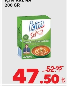 İÇi̇M Krema 200 Gr