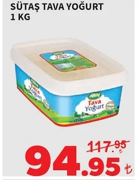 Sütaş Tava Yoğurt 1 Kg