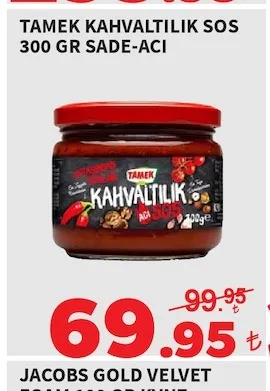 Tamek Kahvaltılık Sos 300 Gr Sade-Acı
