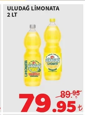 Uludağ Limonata 2 Lt