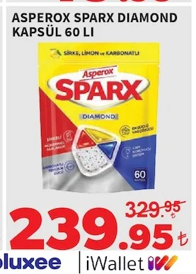 Asperox Sparx Diamond Kapsül 60 Li