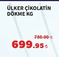 Ülker Çikolatin Dökme Kg