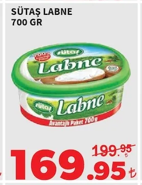 Sütaş Labne 700 Gr