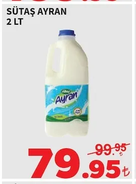 Sütaş Ayran 2 Lt