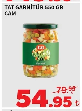 Tat Garnitür 550 Gr Cam