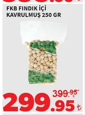 Fkb Fındık İçi Kavrulmuş 250 Gr