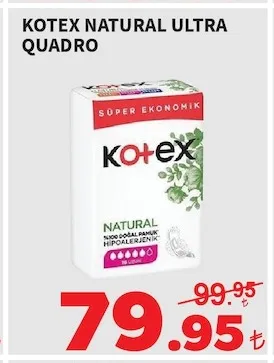 Kotex Natural Ultra Quadro