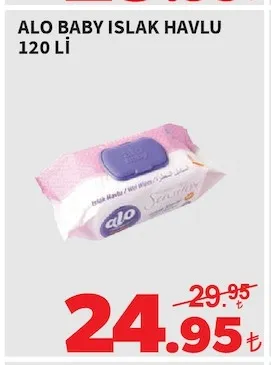 Alo Baby Islak Havlu 120 Li
