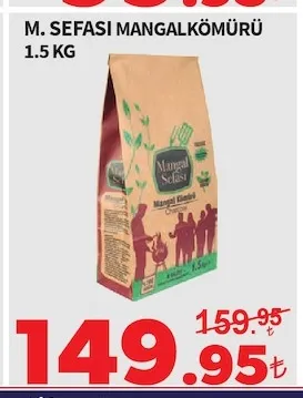 M. Sefası Mangalkömürü 1.5 Kg