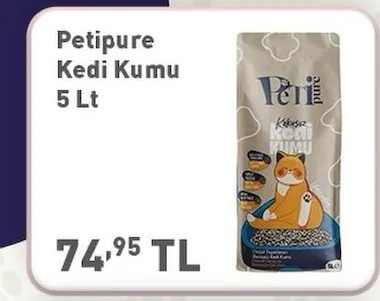 Petipure Kedi Kumu 5 Lt