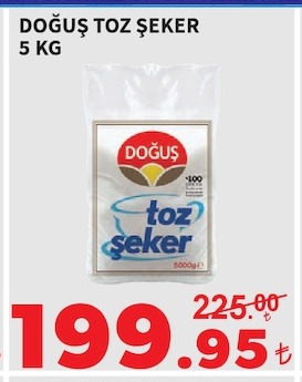 Doğuş Toz Şeker 5 Kg