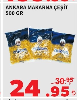 Ankara Makarna Çeşit 500 Gr
