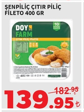 Şenpiliç Çitir Piliç Fileto 400 Gr