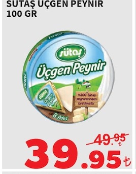Sütaş Üçgen Peynir 100 Gr