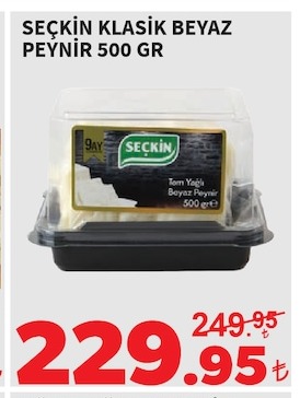 Seçkin Klasik Beyaz Peynir 500 Gr