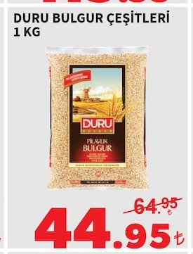 Duru Bulgur Çeşitleri 1 Kg