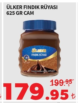 Ülker Fındık Rüyası 625 Gr Cam