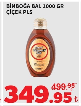 Binboğa Bal 1000 Gr Çiçek Pls