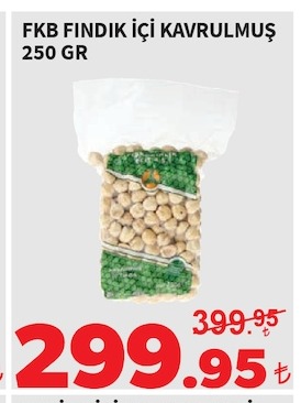 Fkb Fındık Içi Kavrulmuş 250 Gr