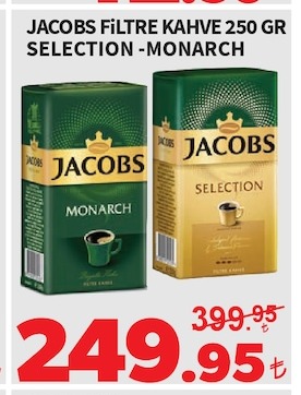 Jacobs Filtre Kahve 250 Gr Selection -Monarch