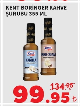 Kent Boringer Kahve Şurubu 355 Ml