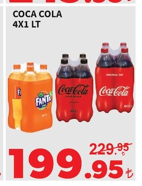 Coca Cola 4X1 Lt