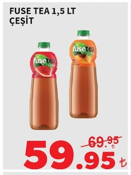 Fuse Tea 1,5 Lt Çeşit
